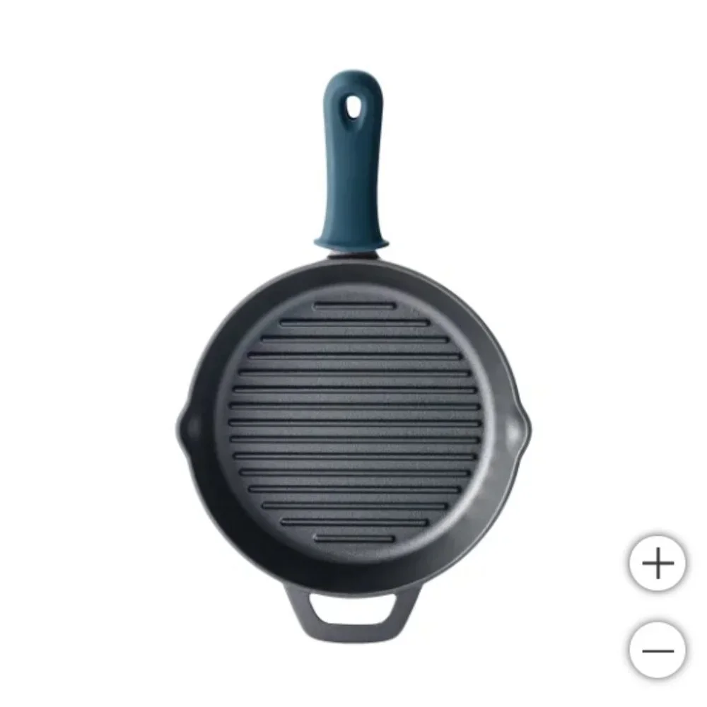 NEW Tramontina 2-Piece Pre-Seasoned Cast Iron Skillet Set 10